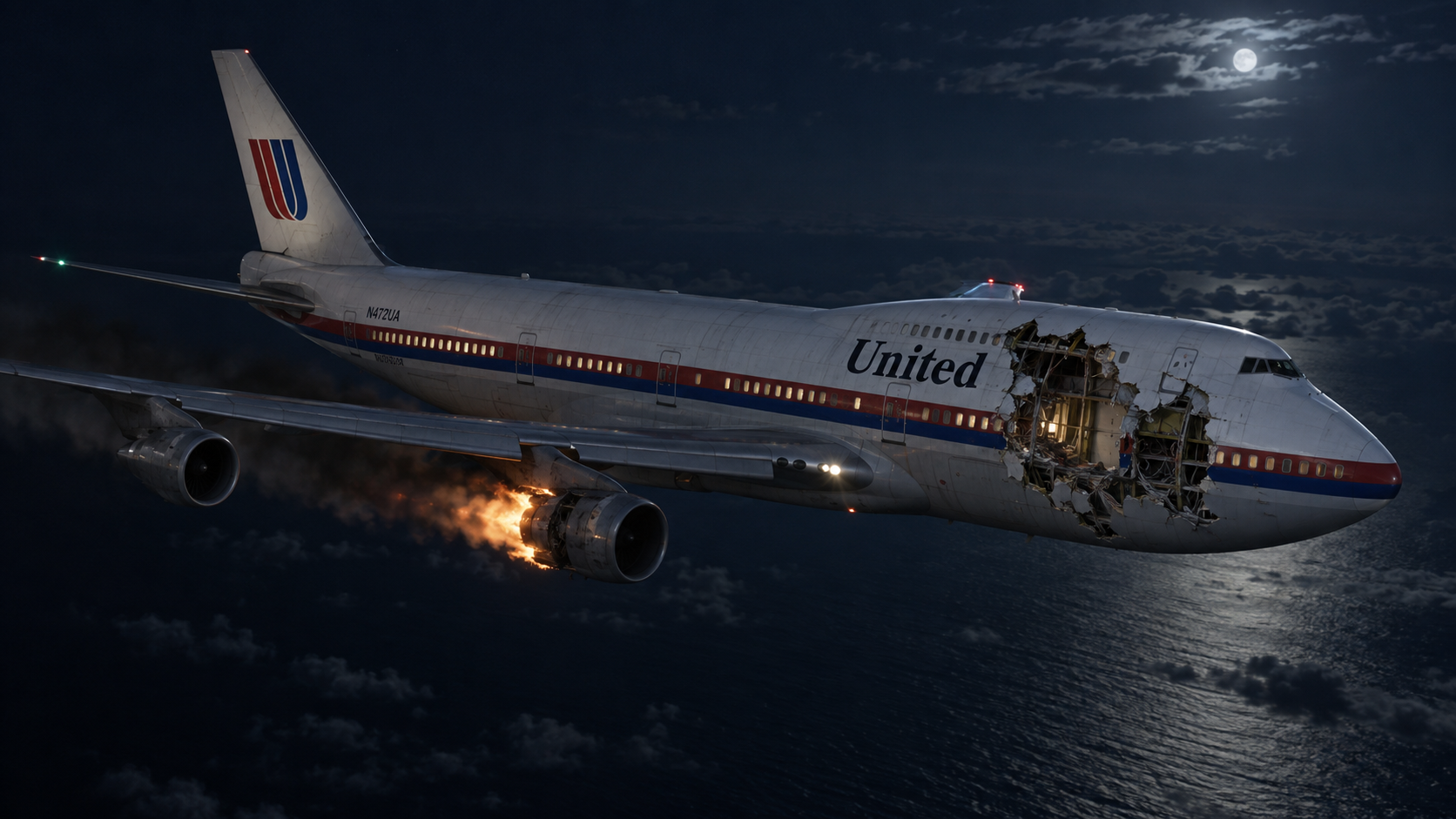 Alaska 261 lost vertical control over the Pacific