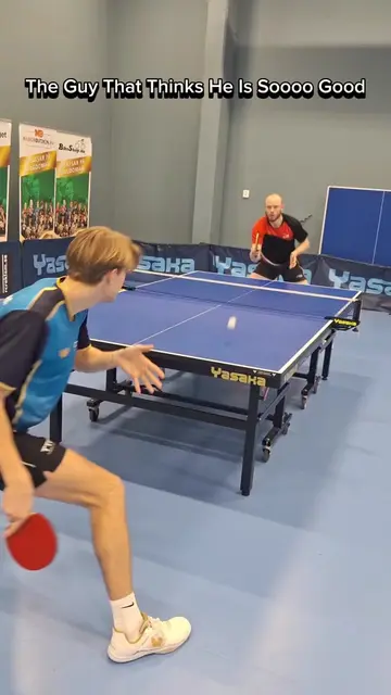 Watch confident ping pong pro lose to every kid at the table