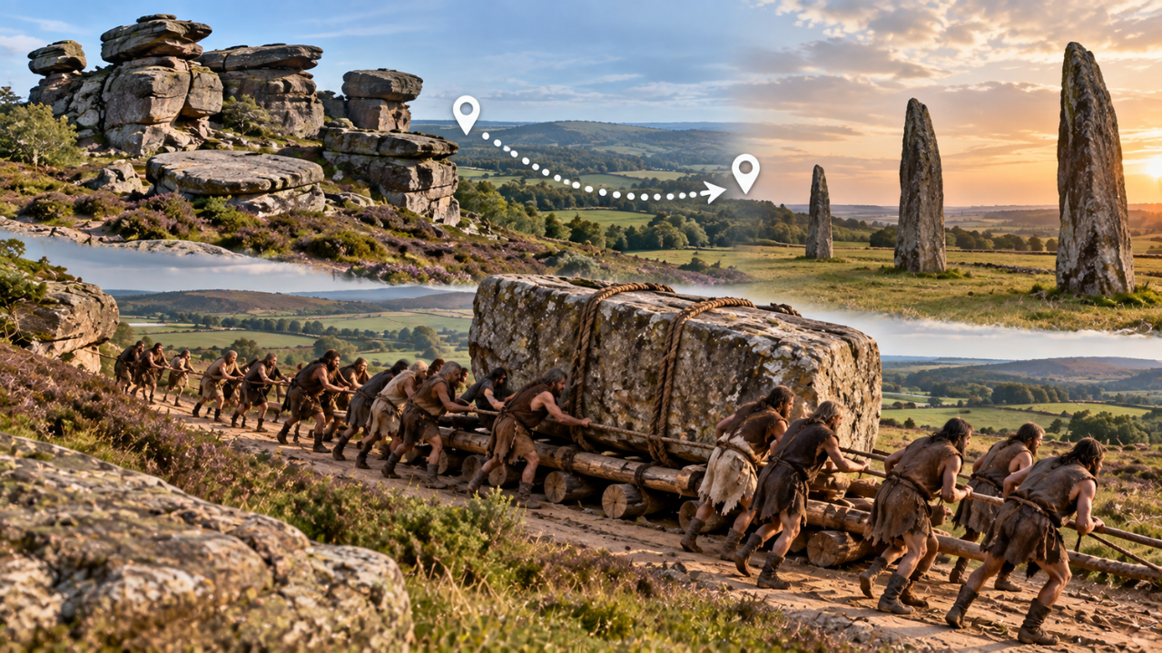 Britain’s Devil’s Arrows came from Brimham Rocks 18 km away, proving ...