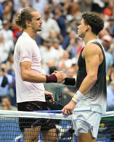 Alexander Zverev, Ben Shelton Credit: ANGELA WEISS / AFP via Getty