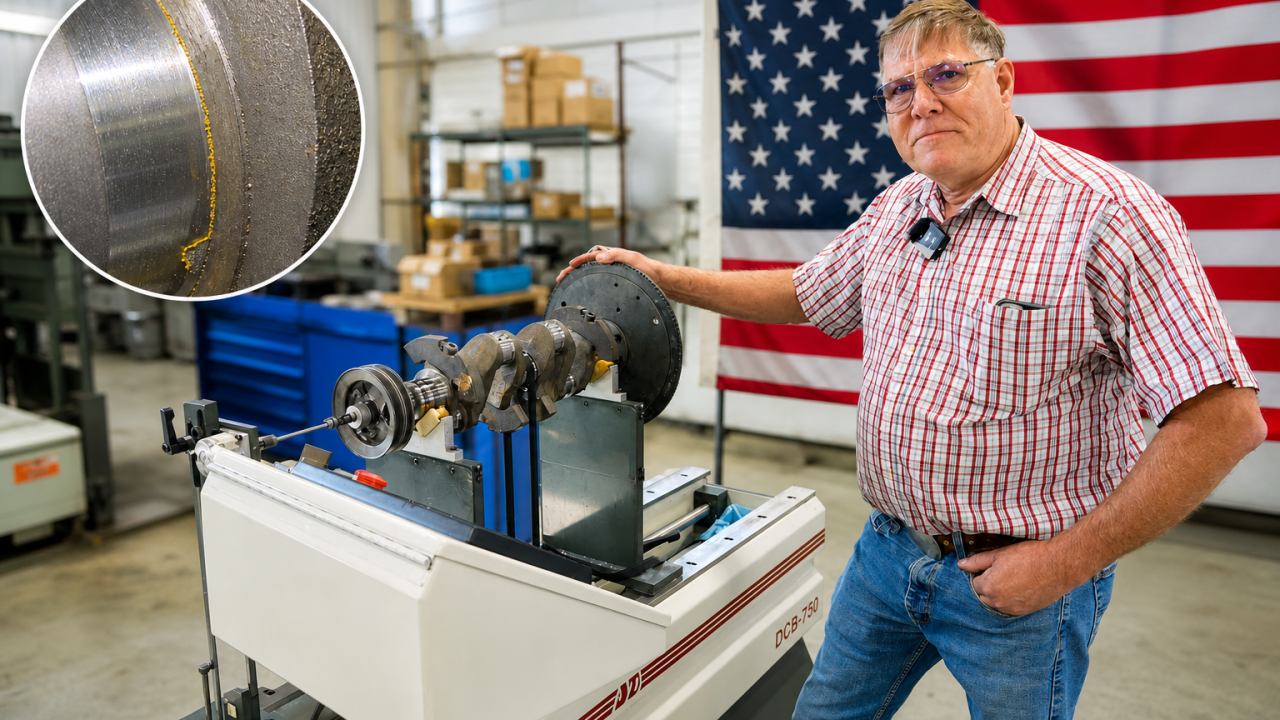 A cracked crankshaft nearly ended this 1951 Jeep engine rebuild