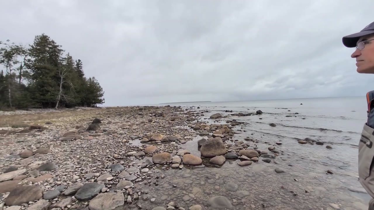 He was searching for Petoskey stones - then realized he was standing ...
