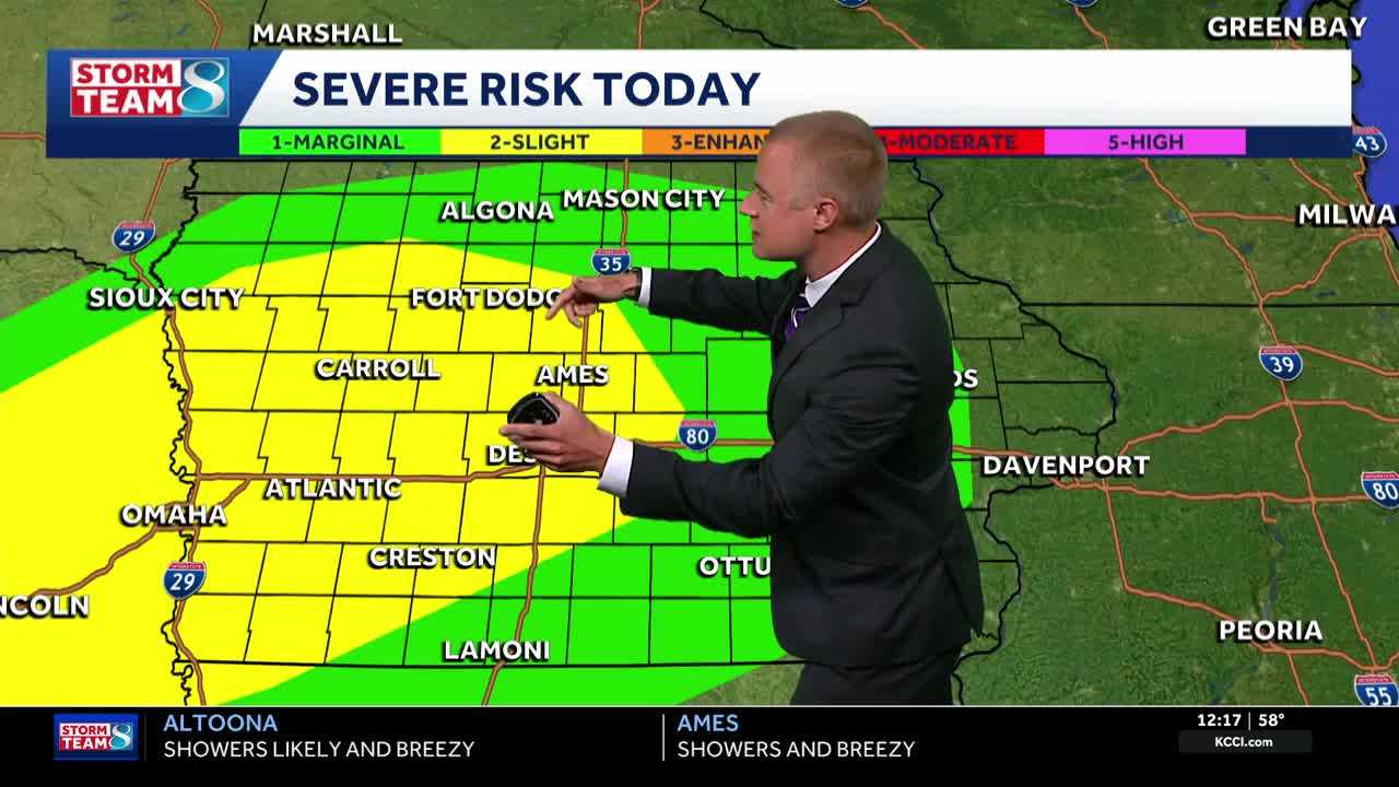 Impact Day: Flash flooding possible with strong thunderstorms