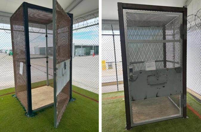 ‘Alligator Alcatraz' put detainees in cages the size of phonebooths, DHS inspector found