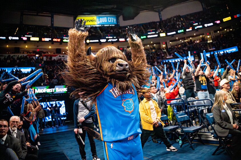 Thunder mascot Rumble the Bison wins USA Today readers' choice award