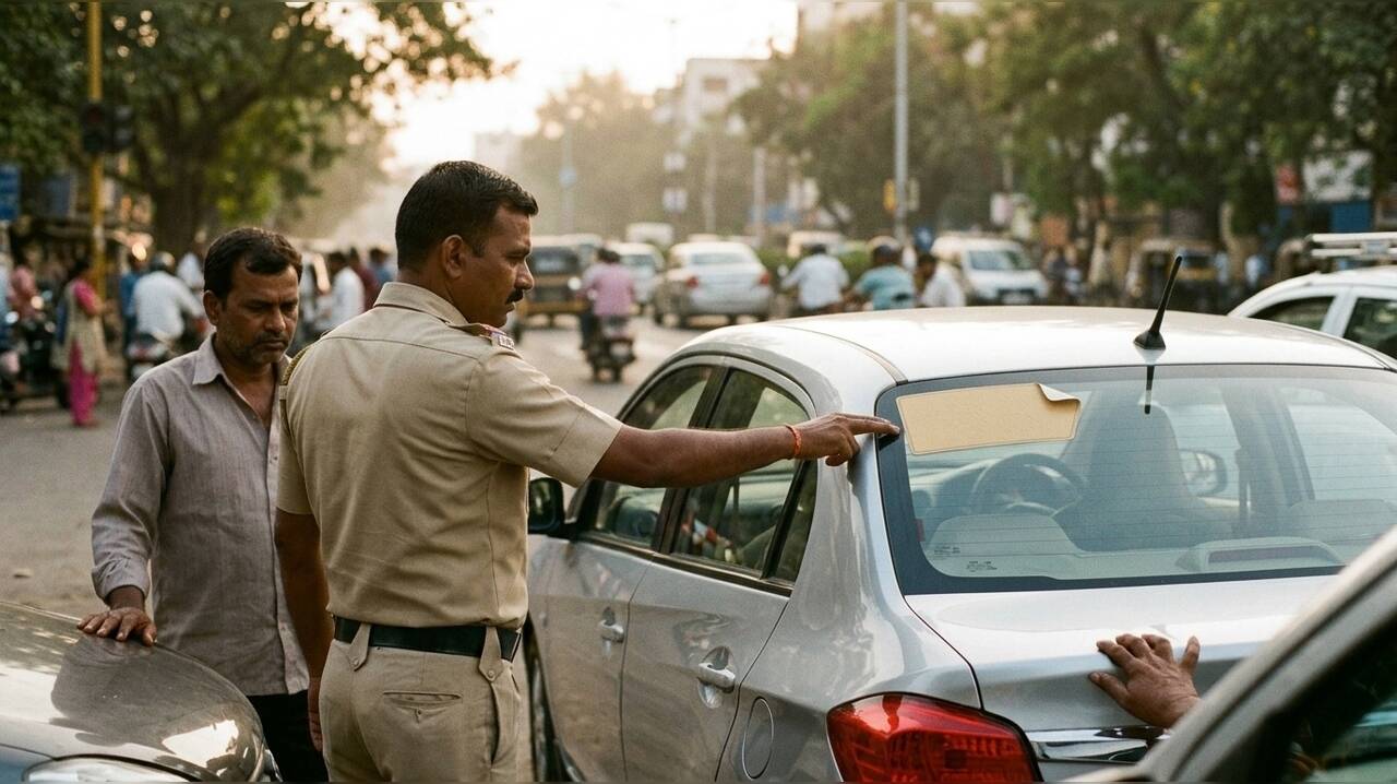 Pimpri Chinchwad police crack down on illegal use of MLA stickers