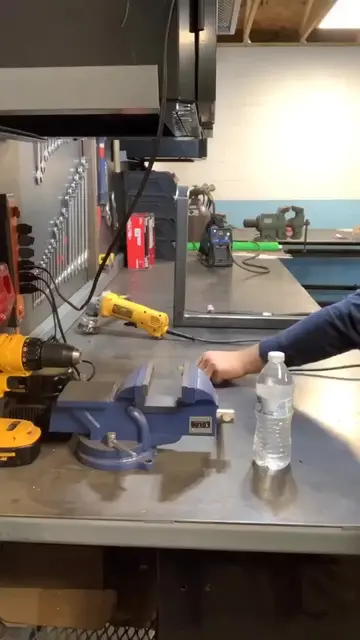 Grinding out a new metal project in the fab shop