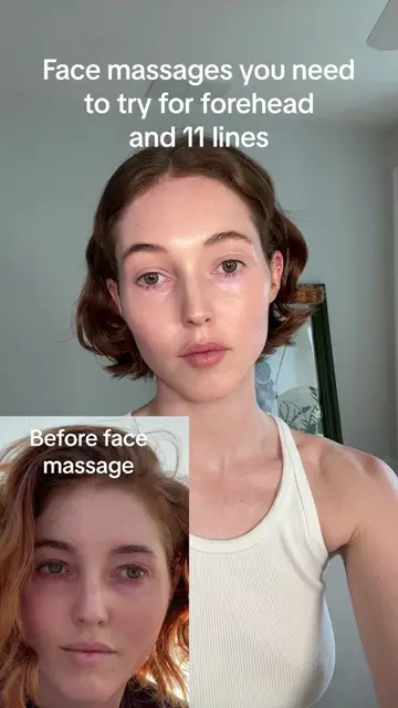 My daily face massage routine for smoother forehead lines