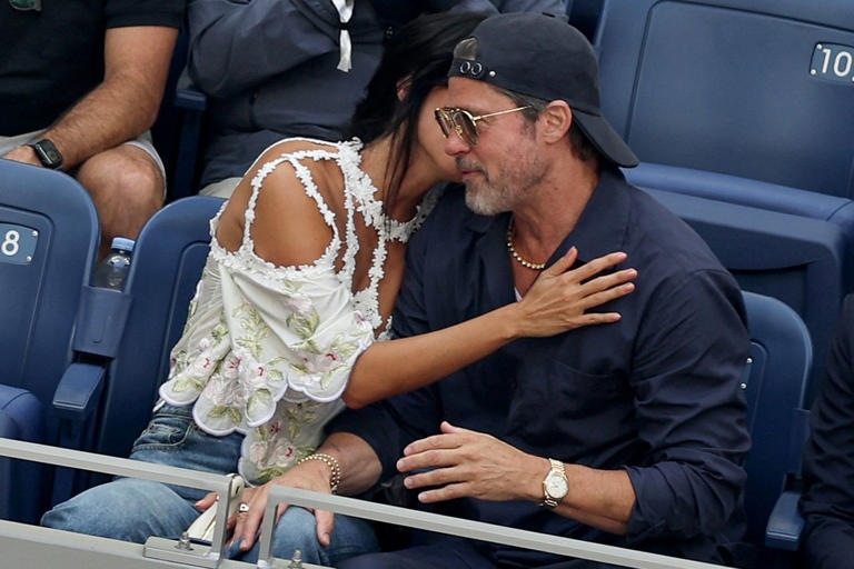 Brad Pitt and girlfriend Ines de Ramon step out in New York City for US ...