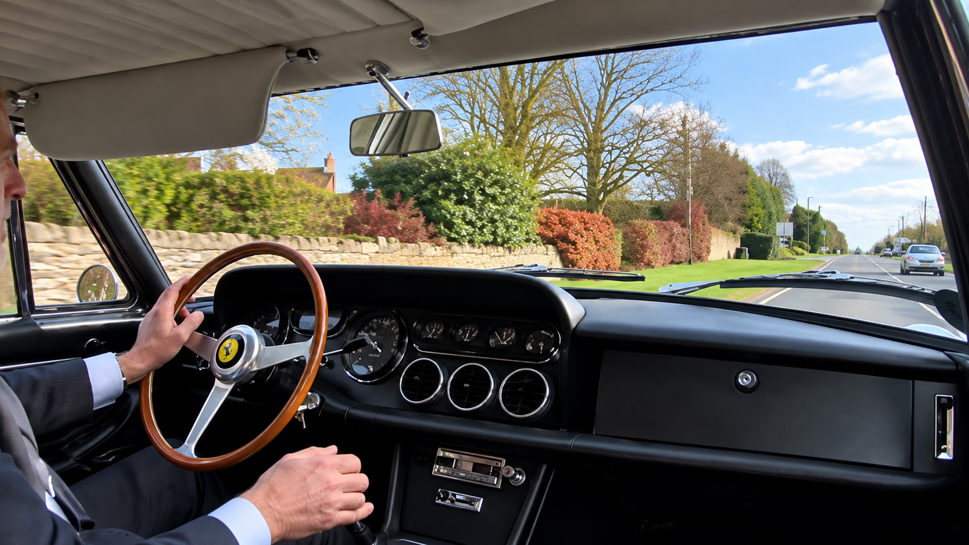How fast does this classic Ferrari feel on the road?