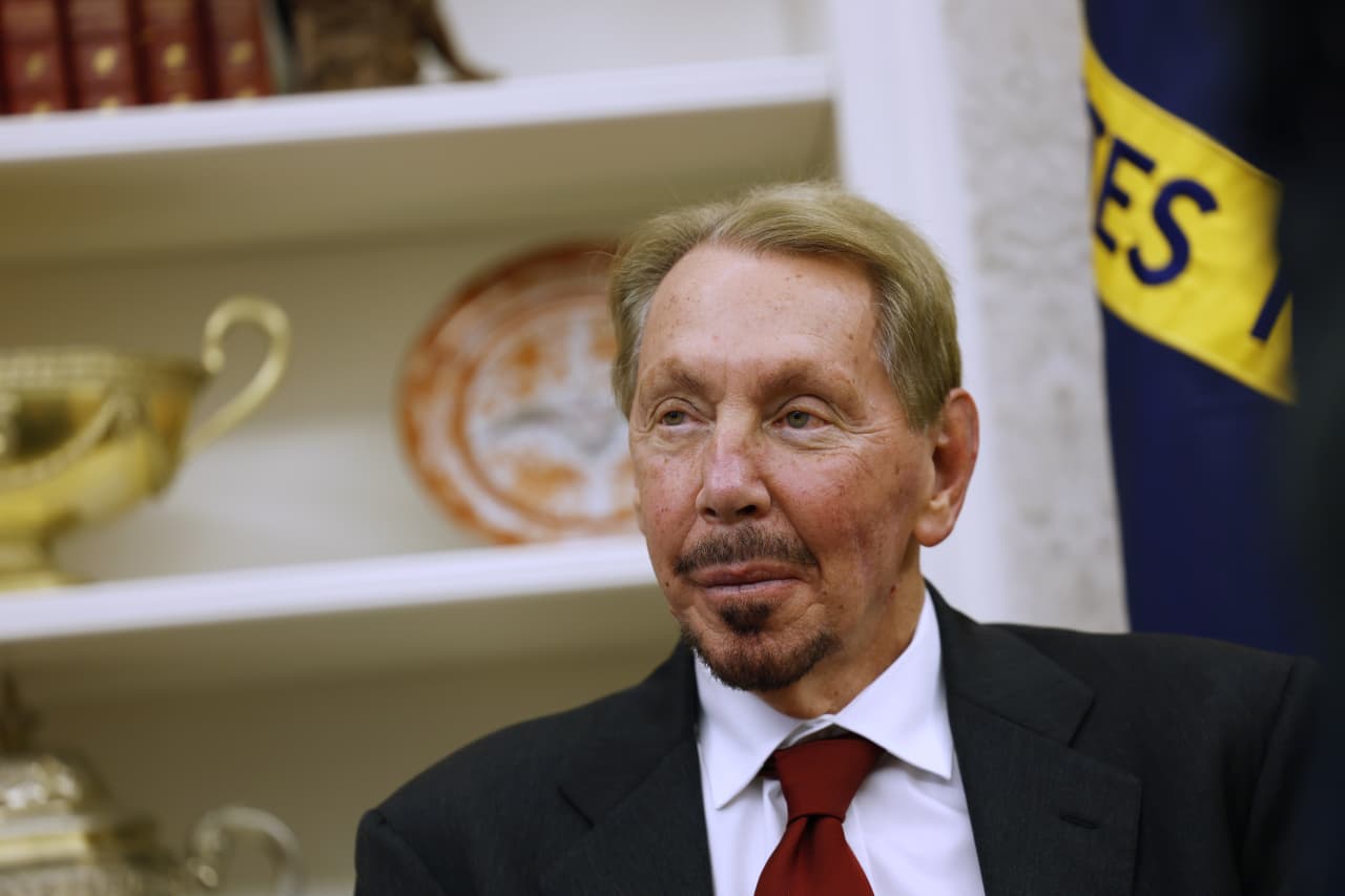 Oracle stock drops on surprising Larry Ellison announcement