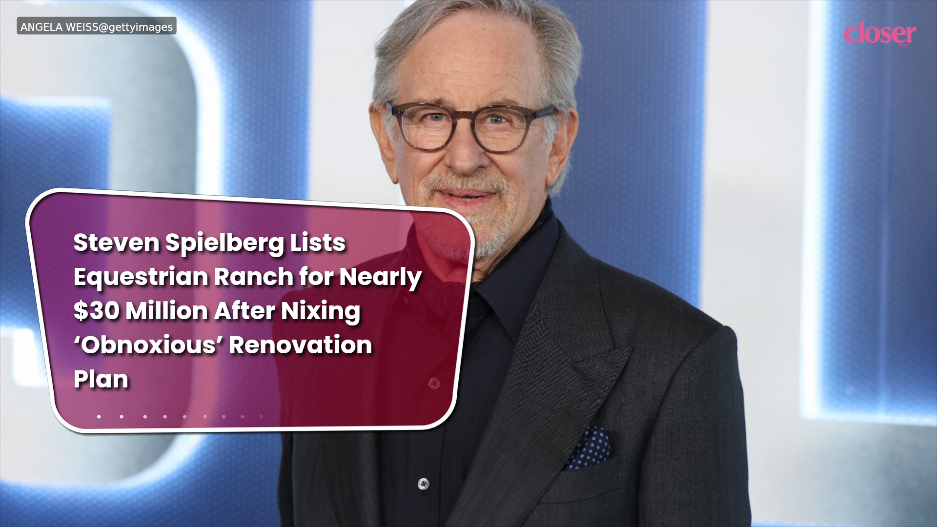 Steven Spielberg lists equestrian ranch for nearly $30 million after ...