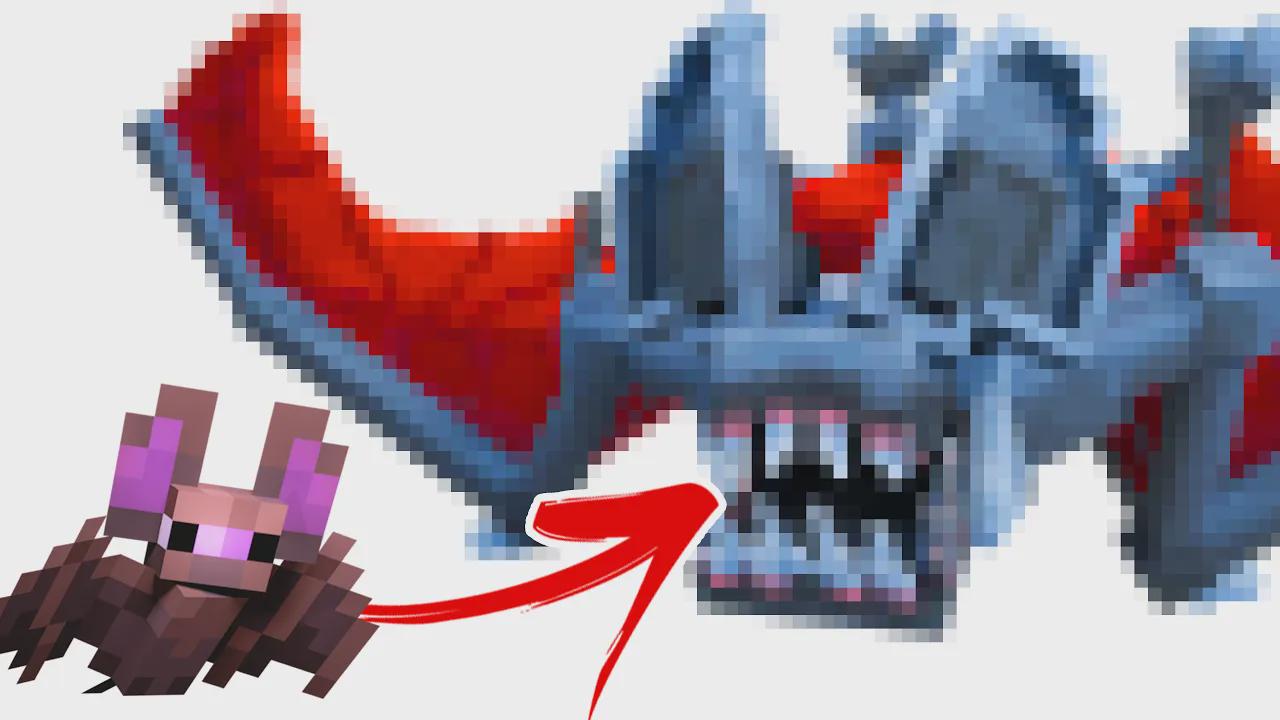 I designed custom Minecraft bosses