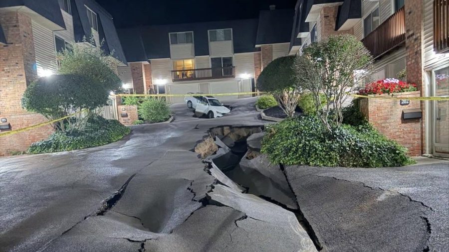 Penfield condominiums evacuated after sinkholes, water main break