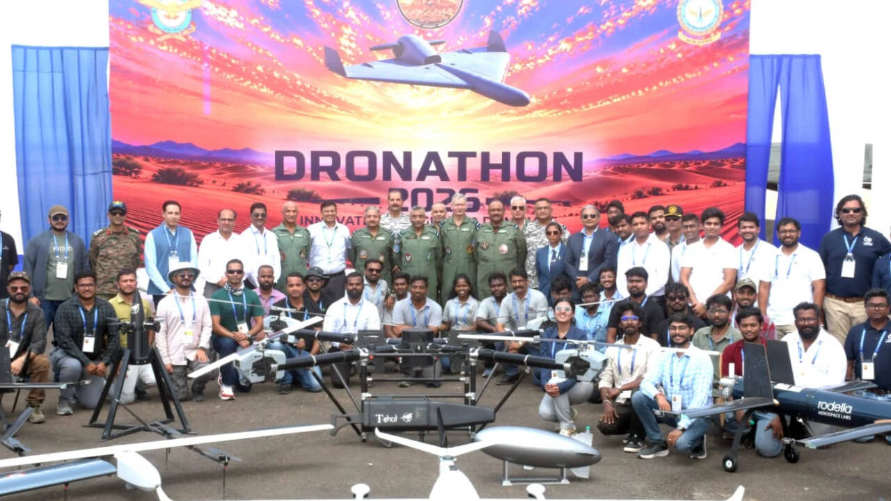 IAF launches first Dronathon-2026 at Pokhran to test advanced unmanned ...