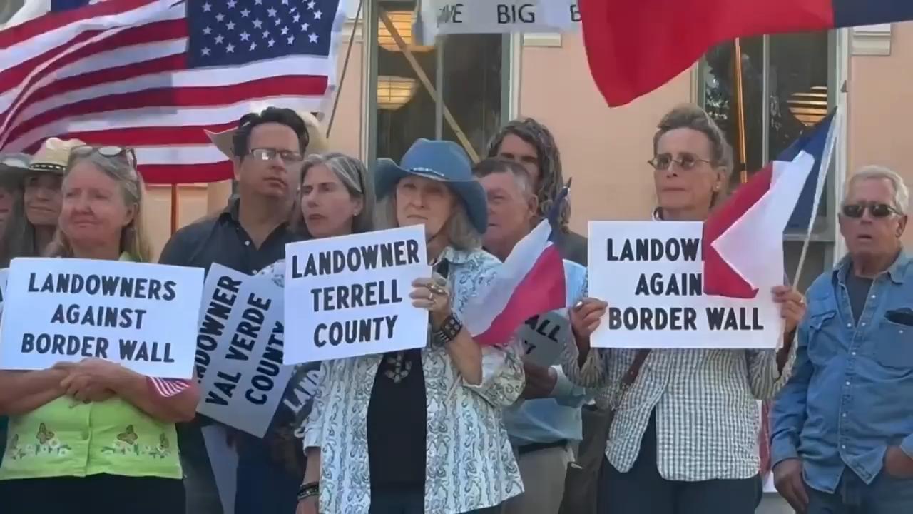 Texas landowners sue to block Trump's Big Bend border wall plans