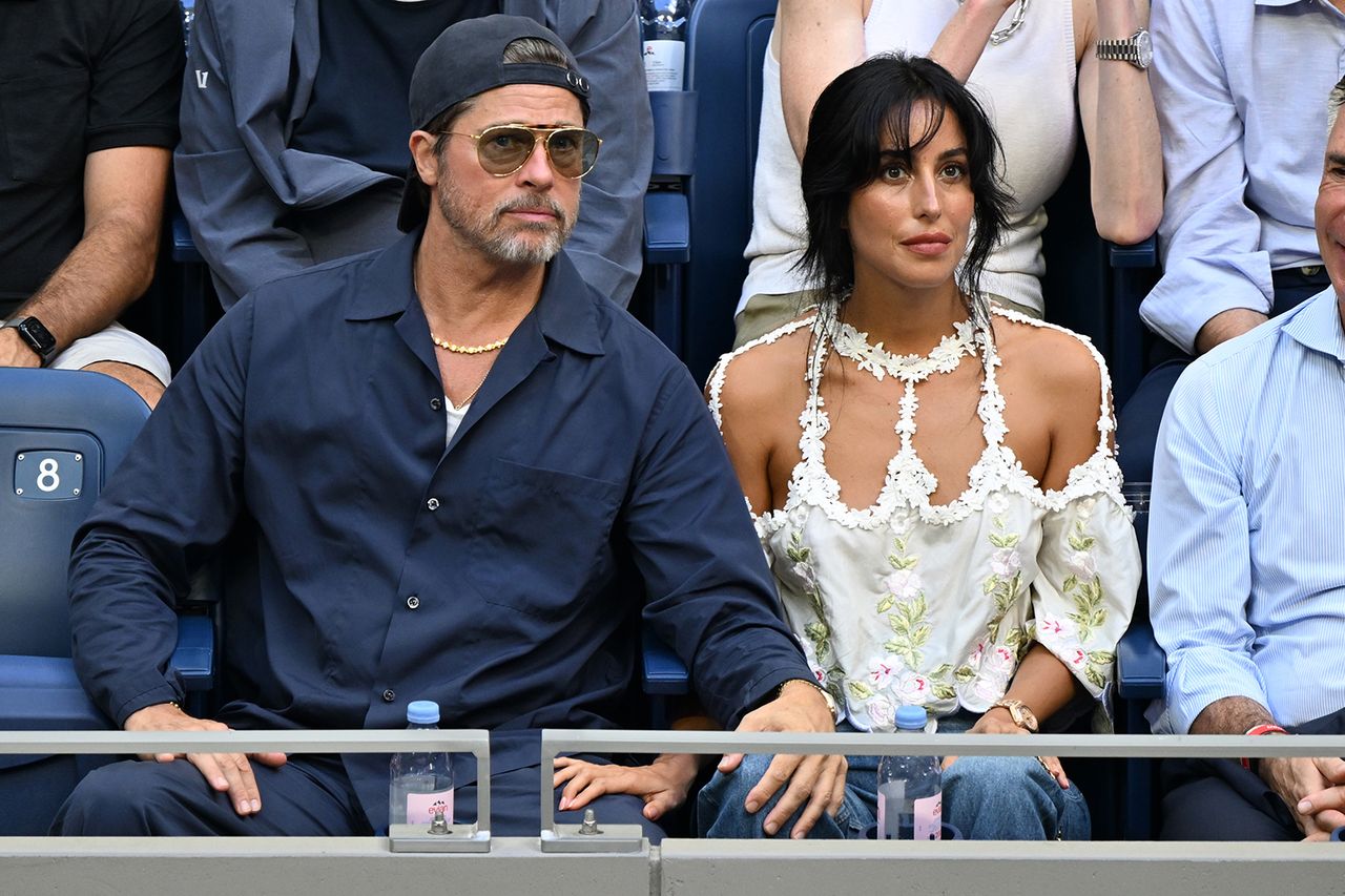 Brad Pitt and girlfriend Ines de Ramon step out in New York City for US ...