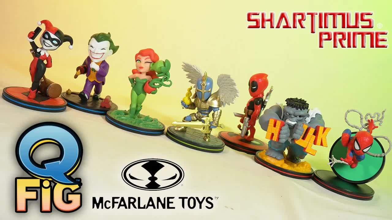 Marvel DC Spawn Q-Fig Spider-Man Joker Hulk Harley Quinn Deadpool ...