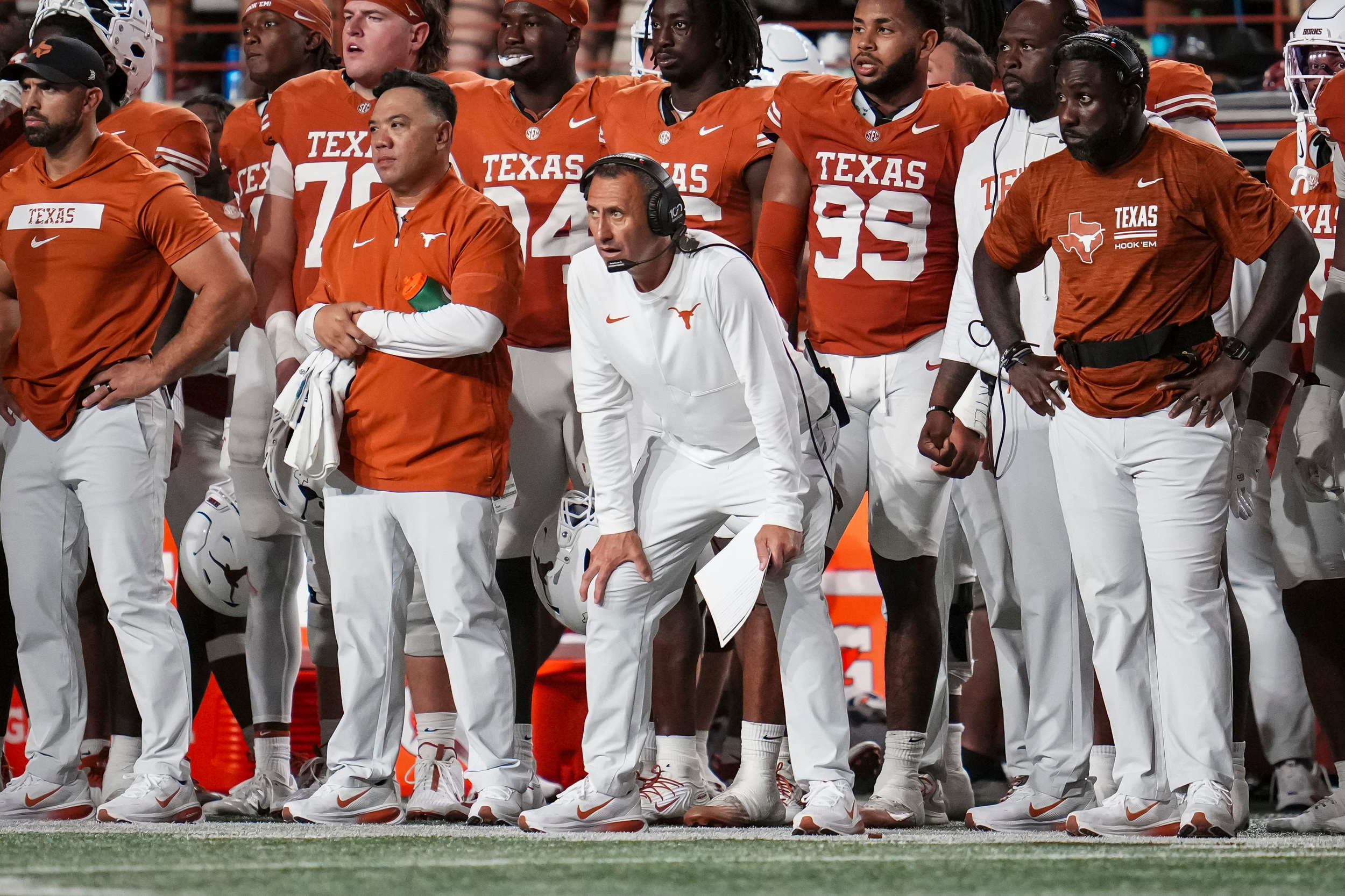 Texas HC Steve Sarkisian throws a bone to Ryan Day, Ohio State