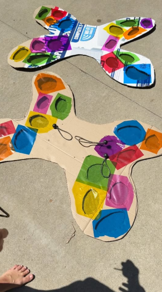 Magical butterfly wing DIY craft for kids