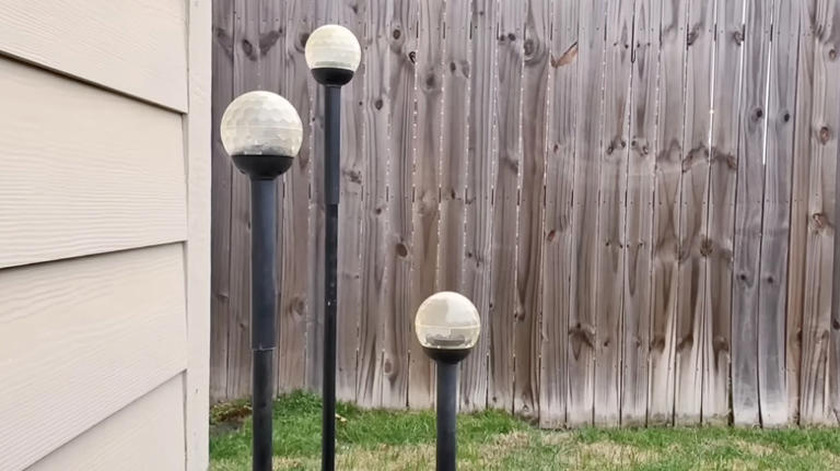 Help your solar-powered Dollar Tree garden lights stand taller with an ...