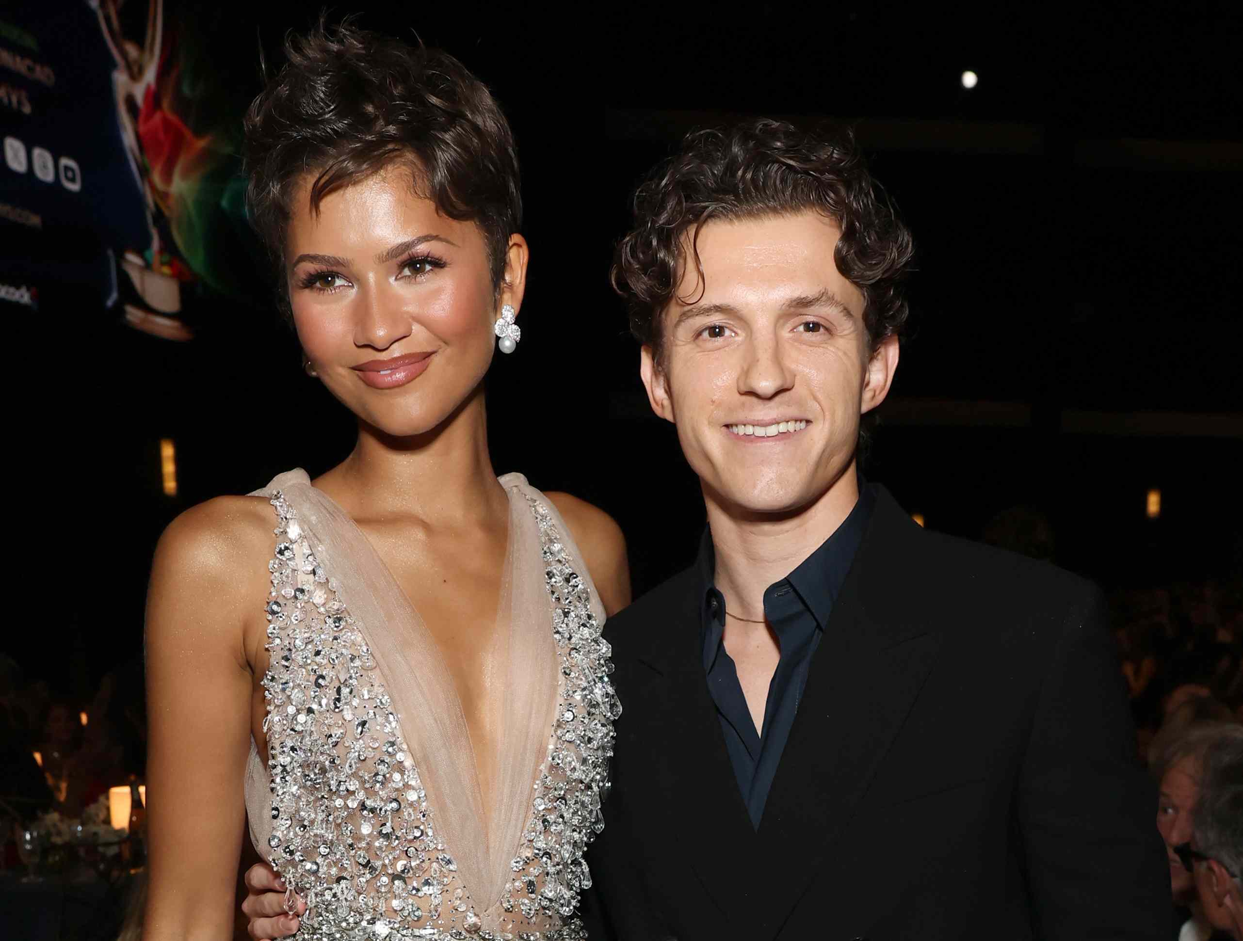 Zendaya and Tom Holland make award show debut as a married couple at ...