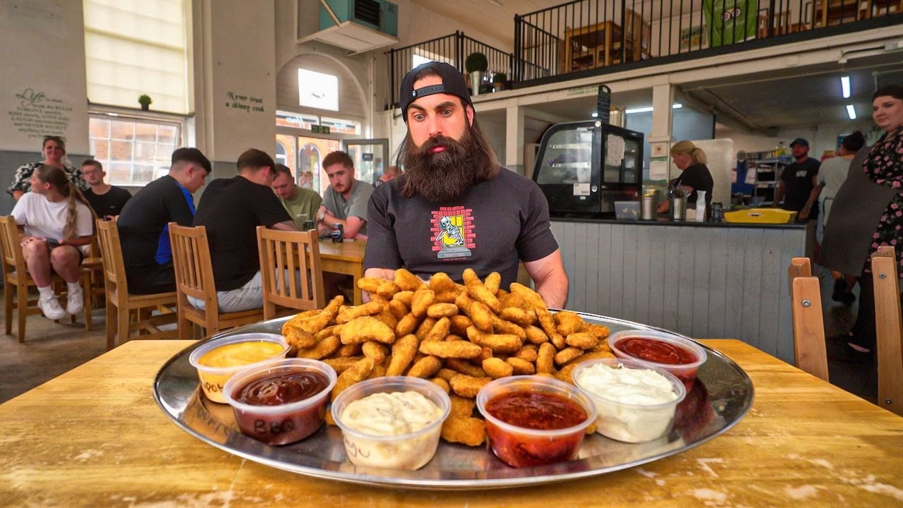 I ordered a chicken dipper challenge which has never been conquered ...