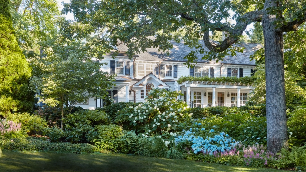 Classic colonial style feels timeless in this New York home
