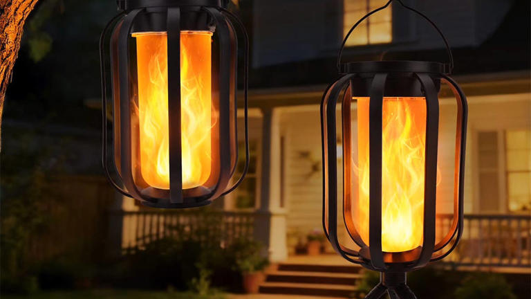 Walmart’s $49 decorative solar lanterns with 4 lighting modes are 61% off