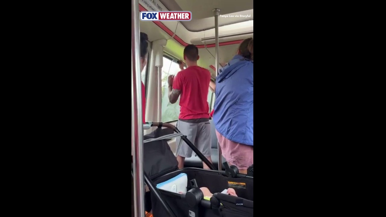 A monorail full of passengers at Disney World in Florida became stuck ...
