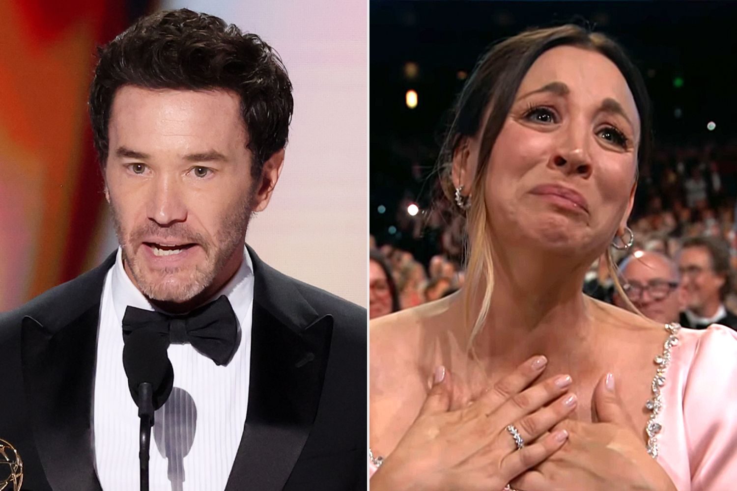 Tom Pelphrey shouts out ‘very pregnant’ fiancée Kaley Cuoco as she ...