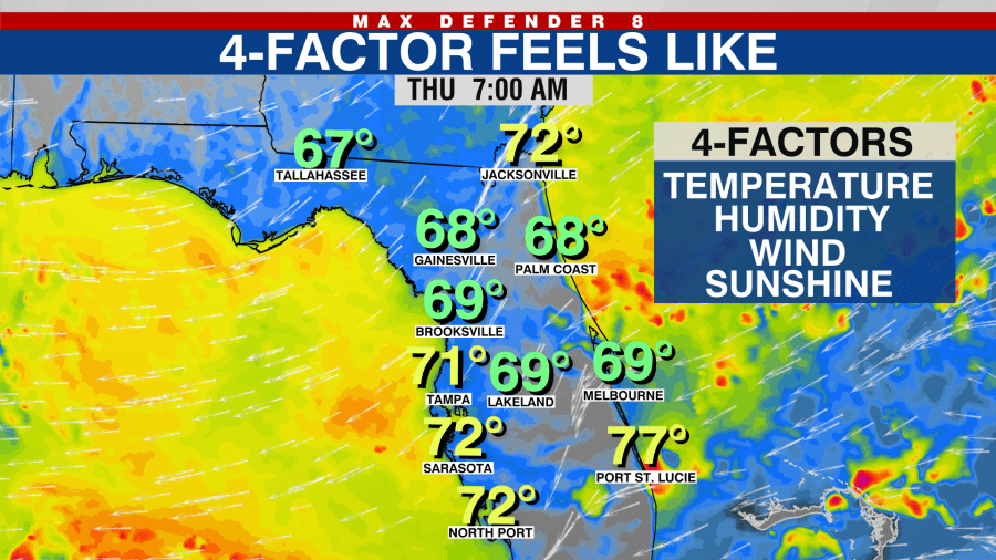 Brief taste of fall coming to Florida