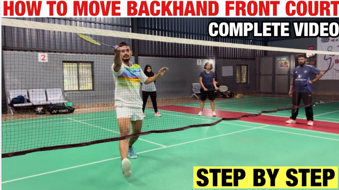 Why backhand front court footwork improves badminton performance
