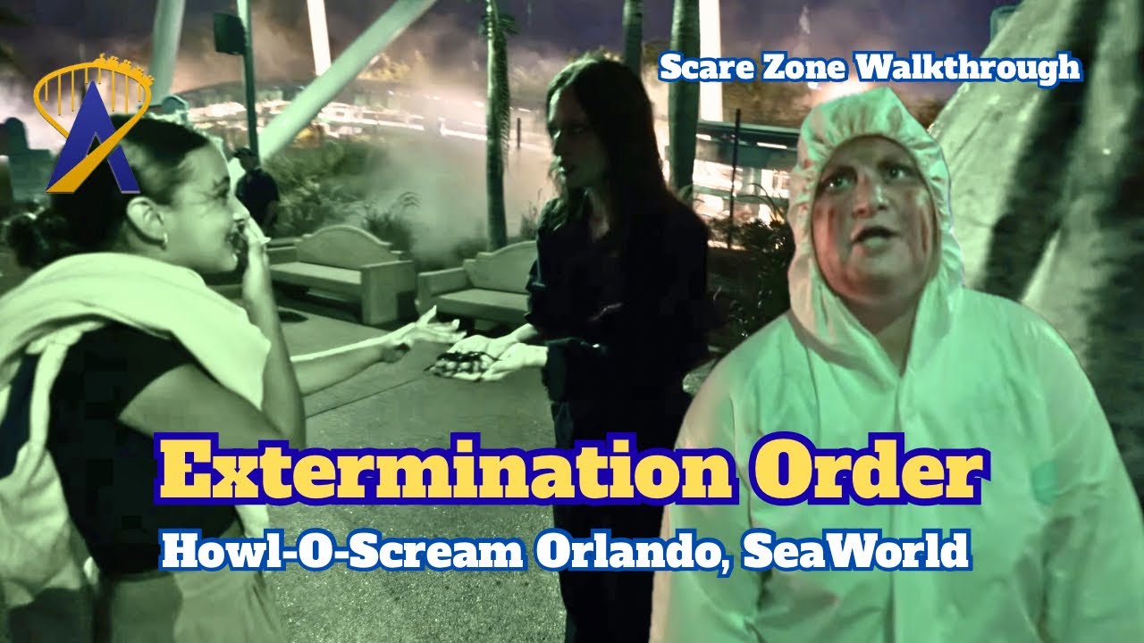 Extermination order scare zone | Howl-O-Scream Orlando 2026