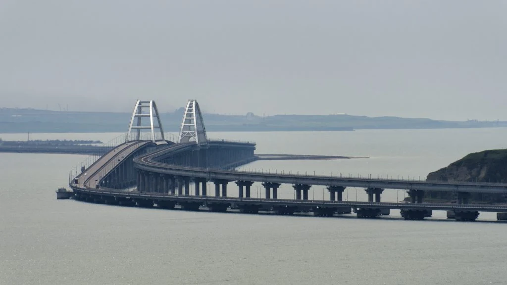 Putin's prized bridge to Crimea is still standing - Ukrainian intel ...
