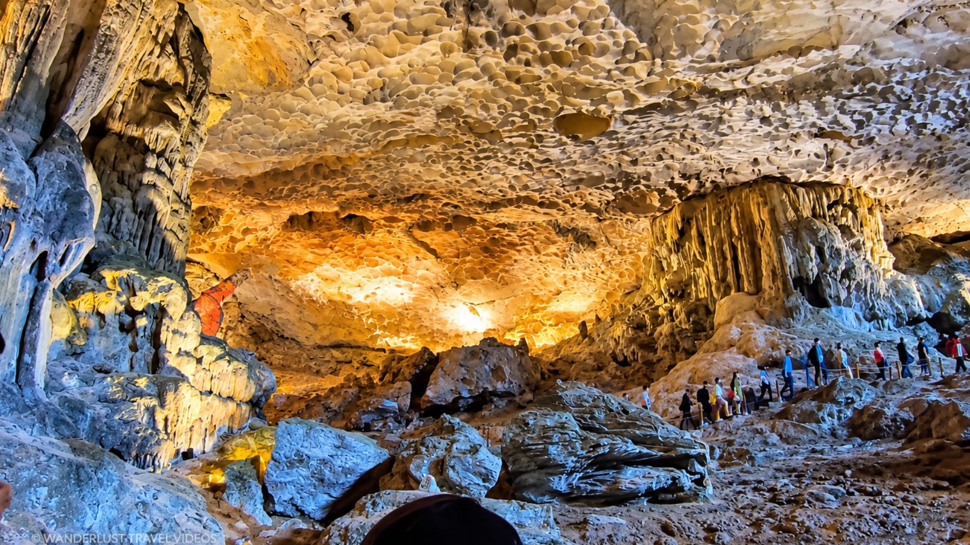 What awaits deeper inside this Ha Long Bay cave?