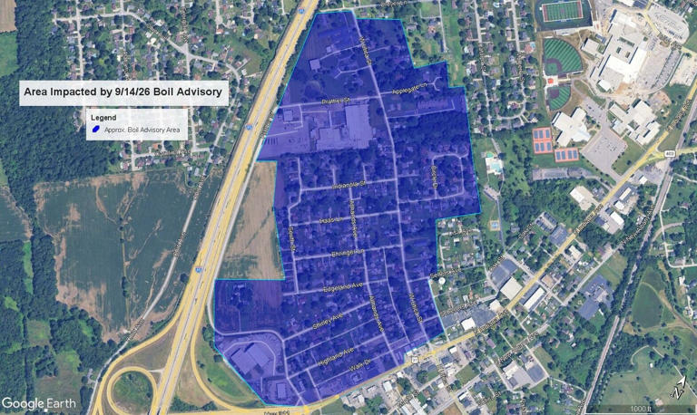Water main break shuts off service to Sellersburg neighborhood with ...