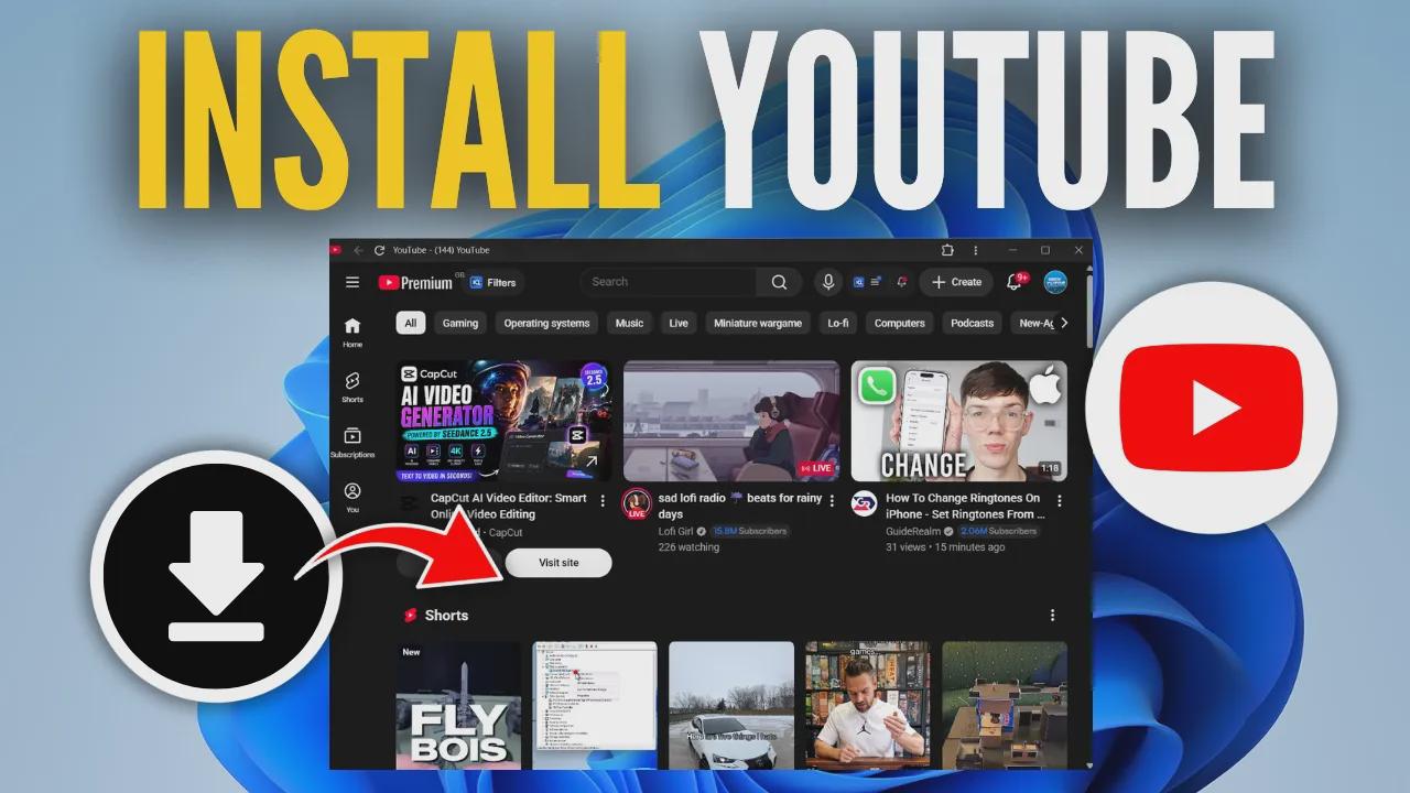 How to install YouTube app in Windows 11