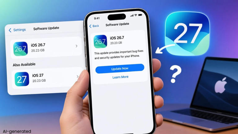 Seeing iOS 26.7 when installing iOS 27 on your iPhone? Here is what you ...