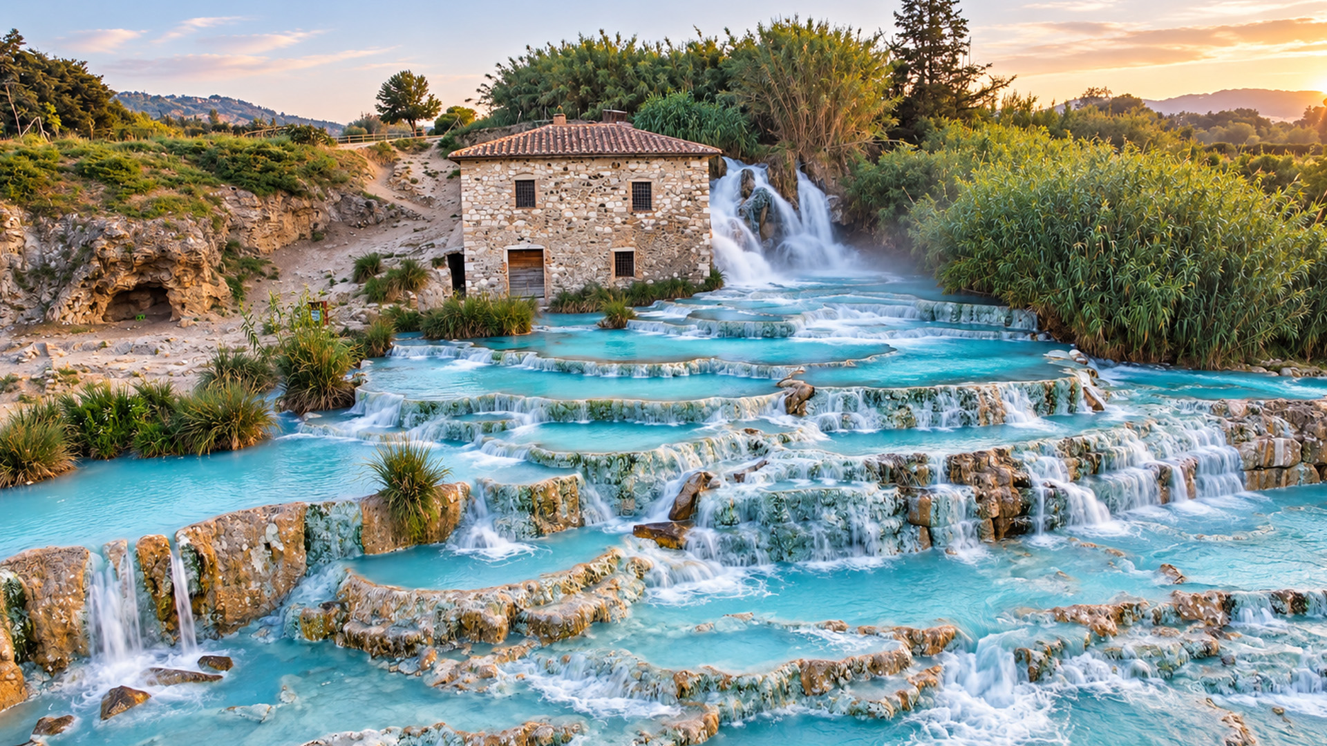 Can people actually bathe in these natural pools?