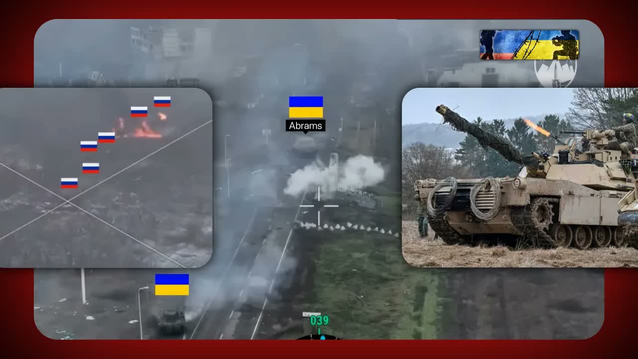 Watch Russia swarm a single American Abrams with FPV drones