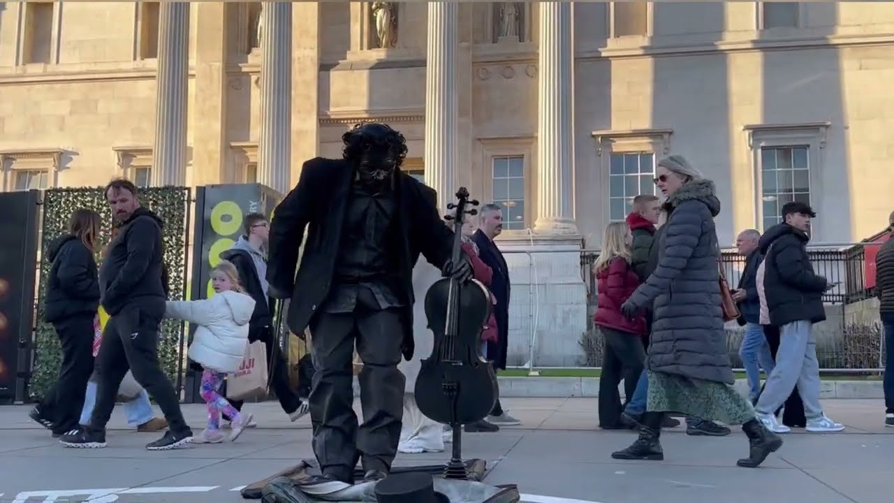Invisible chair illusion reveals the secret behind the floating performance