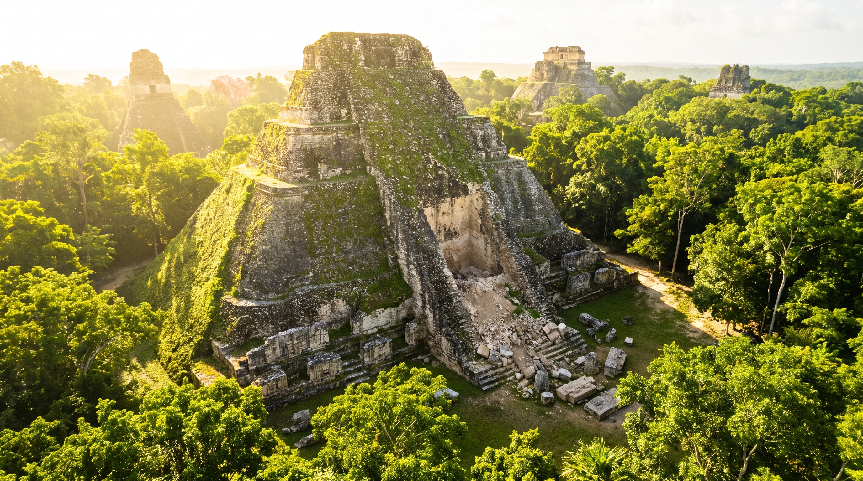 Black market looters rip apart a newly discovered, unmapped 15-pyramid ...
