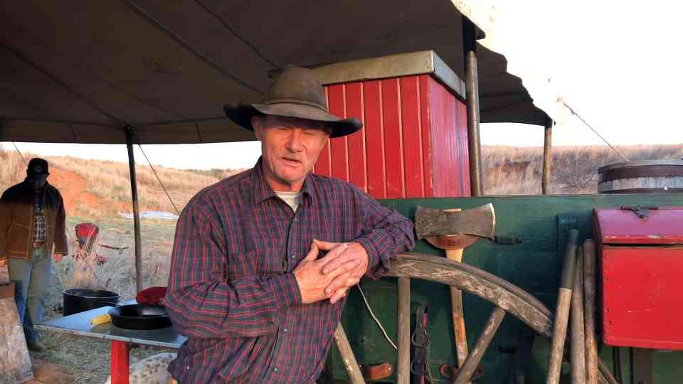 This cowboy skips the grill completely - his ribeye goes straight onto ...
