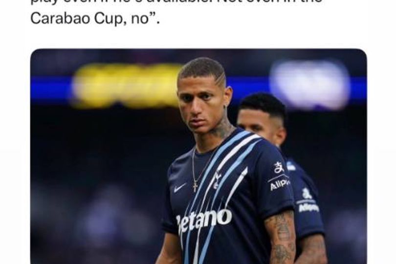 Richarlison's post on Instagram