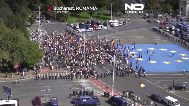 Romanian Farmers Clash With Police In Bucharest Over EU Livestock Ban