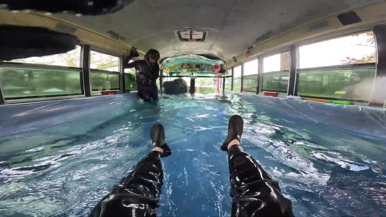 They put 28,000 pounds of water inside a school bus - then the ...