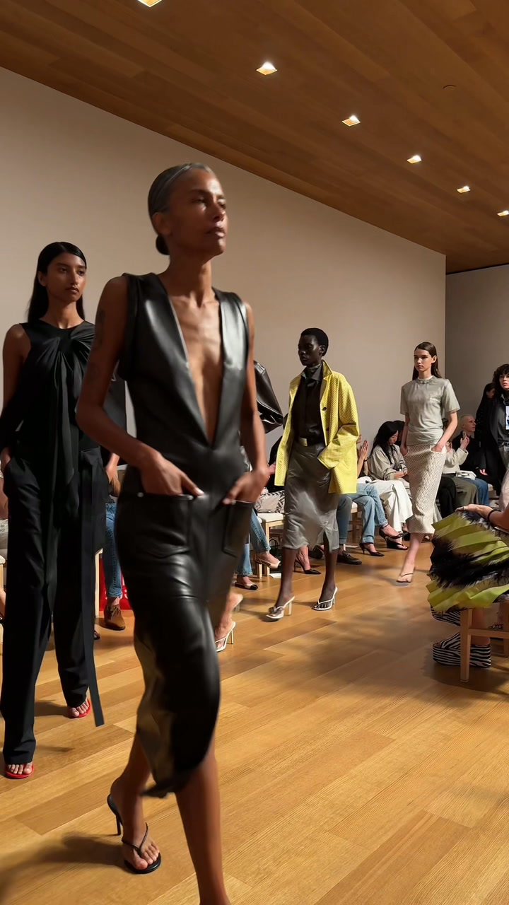 Brandon Maxwell S/S '27 collection finale at NYFW