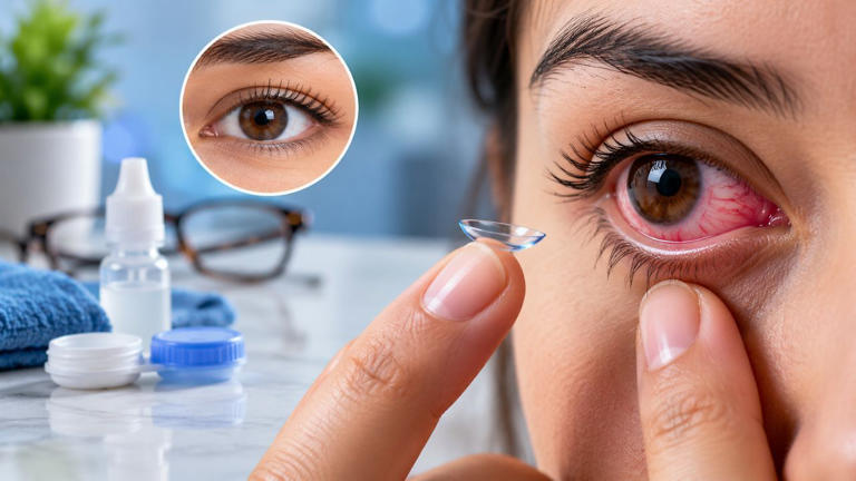 Red eyes after wearing contacts? Warning signs you should never ignore