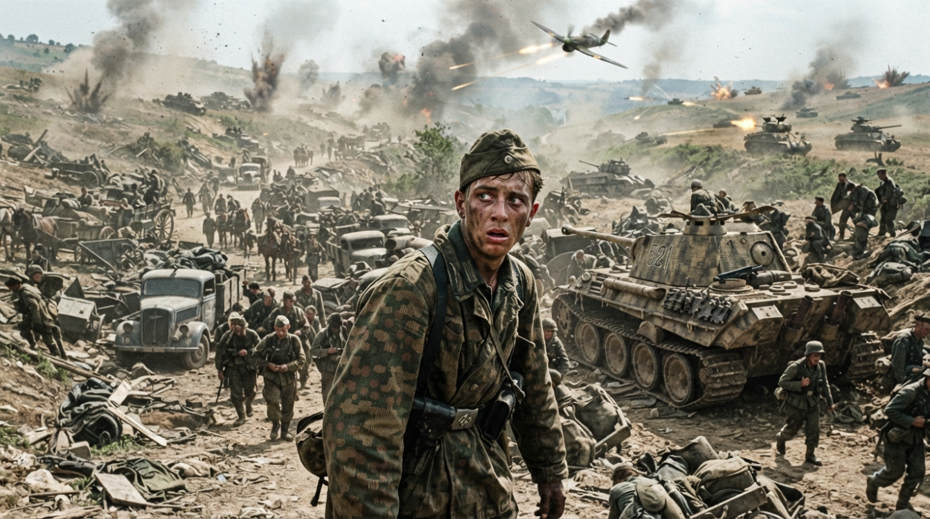 The Allies surrounded Germany’s army at Falaise. Hitler’s youth was ...